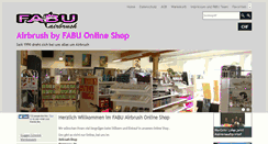 Desktop Screenshot of airbrush-shop.ch