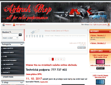 Tablet Screenshot of airbrush-shop.cz